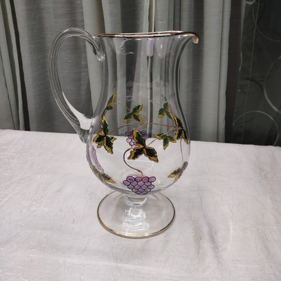 Vintage Romanian Crystal juice pitcher. - Picture 4 of 4